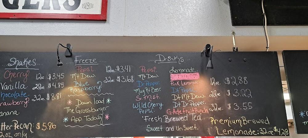 Gross' Burgers Menu image 4